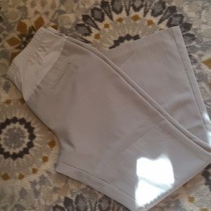 Khaki maternity dress pants